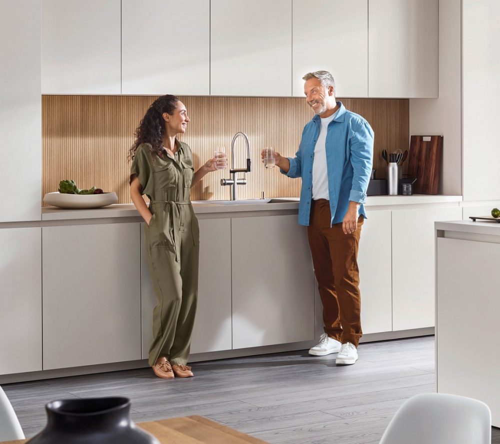 Blanco Choice.All 5-in-1 Boiling, Chilled & Sparkling Water Tap – Brushed Stainless Steel