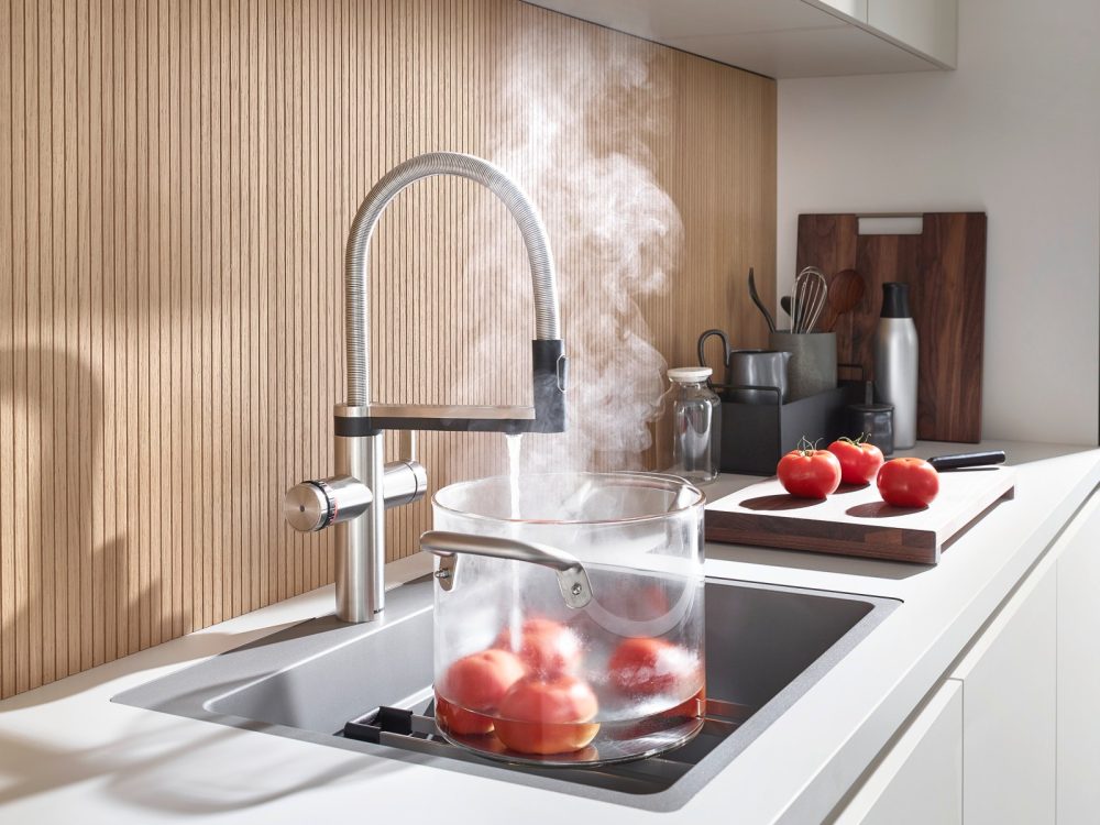 Blanco Choice.All 5-in-1 Boiling, Chilled & Sparkling Water Tap – Brushed Stainless Steel