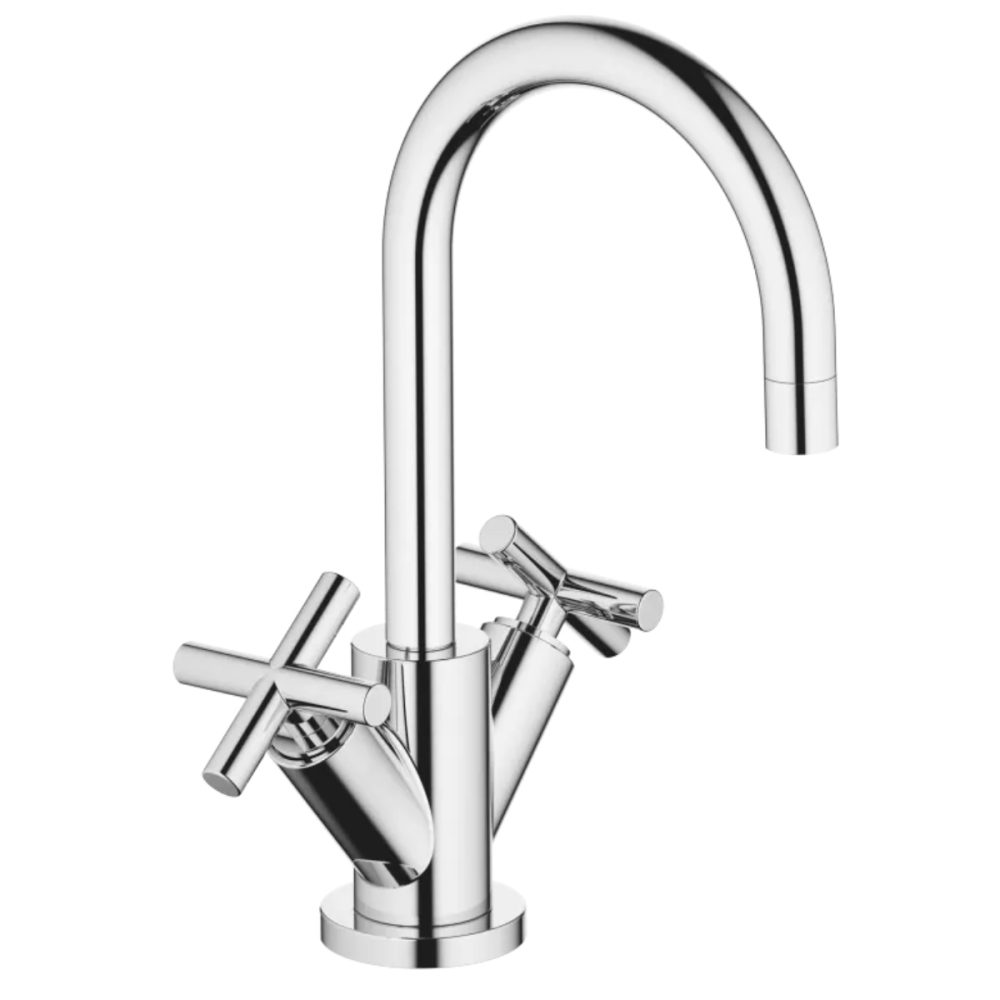 Dornbracht TARA Single-Hole Basin Mixer with Pop-Up Waste – Chrome