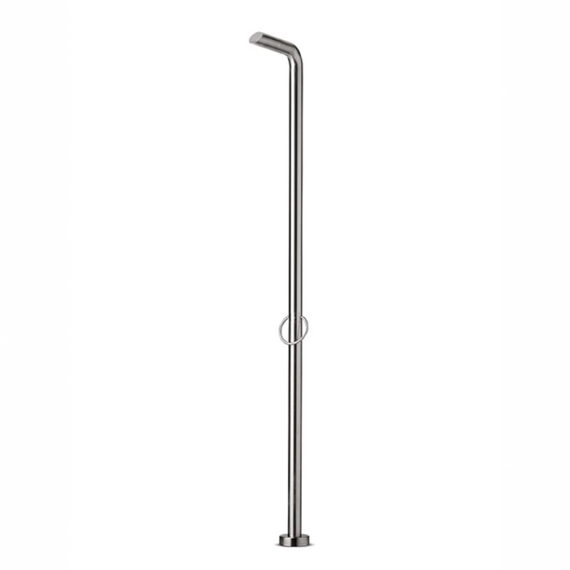 JEE-O Pure Shower 01 Freestanding Indoor & Outdoor Shower Column – Brushed Stainless Steel