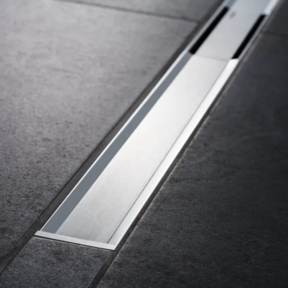 Geberit CleanLine Shower Channel with Stainless Steel Grate – Adjustable 30–90 cm (154.450.KS.1)