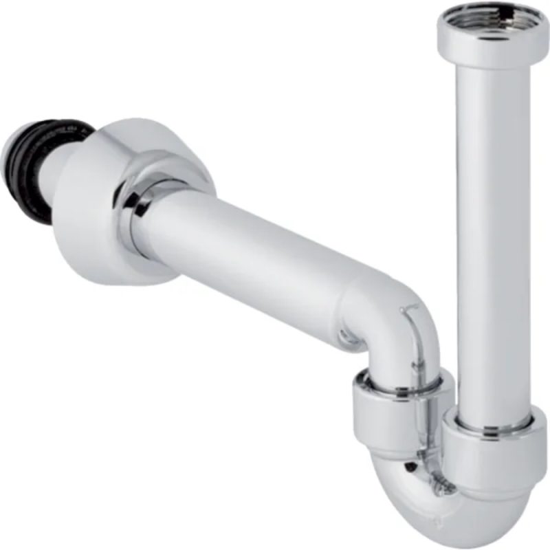 Geberit U-Shaped P-Trap for Washbasin & Bidet – Chrome