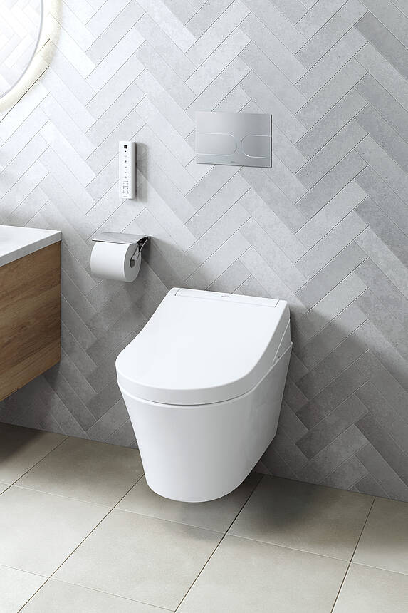 TOTO Washlet® RG Rimless Wall-Hung Toilet Set